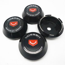 자동차 엠블럼 VOSSEN 휠 센터 허브 캡 커버에 대 한 4pcs 65mm 자동차 링 엠 블 럼 로고 림 스티커 액세서, 06 F