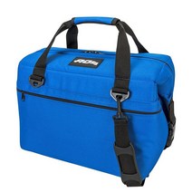 AO Coolers 고밀도 단열재가 있는 오리지널 소프트 쿨러 모시 오크 24캔, Royal Blue