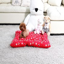 애견대형방석 70cm 레드 웰시코기방석 반려견집 고양이침낭 강아지쿠션