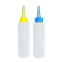 중화 공병 200ml 색상랜덤 (2개 1세트) 50ml 단위로 눈금표시