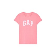 갭 [GAP Adults 갭] [여성] 로고 그래픽 코튼 티셔츠_핑크 5123126004 874240