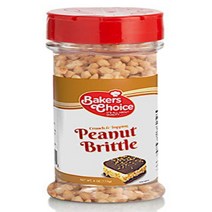 Baker’s Choice Peanut Brittle Crunch - Nut Dessert Ice Cream Topping - For Ice Cream Sundaes Cupca, 1