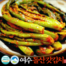[전라남도지사 인증] 100% 국산 여수 돌산 갓김치 2kg 3kg 5kg, 1개