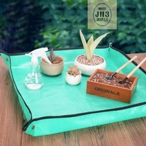아파트텃밭 베란다 옥상 텃밭 현관화분 원예용 분갈이 방수 매트