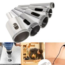 샌드위치 판넬 천공 드릴 비트 다이아몬드 코어 구멍 톱 키트 도구 나무 타일에 대 한, 10mm, 1개