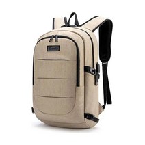 Tzowla 노트북 배낭 남성 및 여성을 위한 대학 학교 USB 충전/헤드폰 포트 잠금 장치가 있는 슬림 내구성 방수 도난 방지 여행용 배낭 15.6 인치 컴퓨터 Gift-Glo