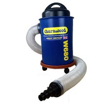 목공 먼지 집진기 산업용 진공 분진 흡입기 톱밥 공장, 220v 1300w 50L 집진기+이동 받침대