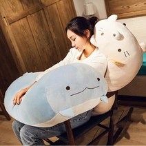 [바보사랑]대형 모찌 집순이 뚱 인형 쿠션 90cm 60cm 바디필로우, 냥냥이/60cm