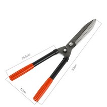 정원정리기 가지치기 검은 색 강철 파이프 빨간 손잡이 꽃과 잔디 가지 치기 홀리 울타리 정원 도구, 01 scissors