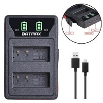 파나소닉 카메라 배터리 2pcs 1200mah dmw-blg10 blg10 blg10e dmw-ble9 + lcd lumix gf5 gf6 gx7 lx100 gx80 gx85, 충전기