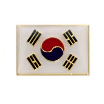 태극기 와펜 태극기 뱃지 정복용