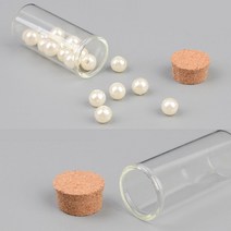 다양한 용도의 코르크유리병 코르크마개 미니 유리 공 병 용기, 120mm