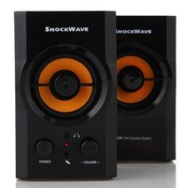 Shockwave K-POP usb 멀티미디어 우드 스피커, 혼합색상