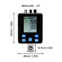 디지털 토크 렌치 Digital Display Torque Meter Wrench Torsional Dynamometer 3 Woking Modes Adjustable, 9D