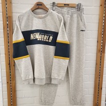 [에스핏]논현점 ***세일*** 빠른배송 남아 주니어 봄 가을 상의 맨투맨 하의 조거핏 편안하게 입기좋은 상하세트 뉴월드(OA)SJW509-MKTR04