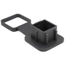 견인고리 자동차스트랩 자동차 플러그 커버 후크 먼지 사각형 입 보호 2 인치 수신기 견인 히치 고무 85DF, 한개옵션0