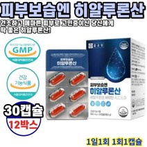히알루론산 피부보습엔 30캡슐 12박스 12개월분