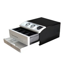 범일금고 디지털 다이얼 슬라이딩금고 카운터용 캐시박스 돈통, NC-350HB(검정,2단,다이얼)