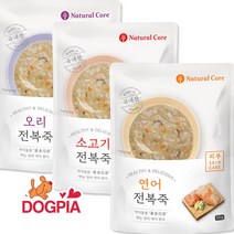 네츄럴코어 영양가득 보양식 전복 죽 50g (관절 면역 피부), 연어, 6개