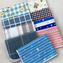 꿀잠 생리방수패드 기능성 순면 매트 침대 이불 매트리스 깔개 월경 초경 선물, 08.스윗블루