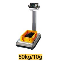 카스저울 고중량 계수저울 50AC/50kg 10g단위 VFD디스플레이 전기식
