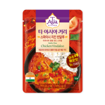 티아시아키친 스파이시 치킨 빈달루 커리, 170g, 1개