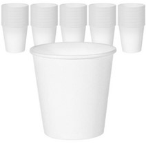 티슈도리 펄프 무지 종이컵 180ml, 50개입, 20개