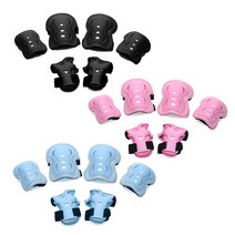 펭귄 어린이 인라인 보호대 세트 3PACK 아동 주니어, 핑크S