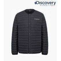 [한정특가세일] 남녀공용 픽시버G 넥리스 튜브 디스커비리 다운 경량패딩 BKS