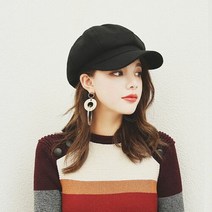 미라클세븐 M7 여자 헌팅캡 다크컬러 유럽여행 베레모 모자