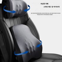 차량용 허리 전신 안마 의자 매트 새로운 자동차 USB 마사지 자궁 경부 지원 요추 쿠션 좌석 등 인간의 여행 액세서리, GRAY
