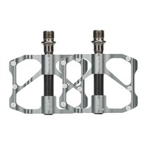 자전거 평페달 MTB 로드 카본 경량 패달, 로드_실버, 1개