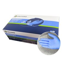 유한킴벌리 아쿠아소프트 니트릴 글러브 블루 S, 1팩, 300매