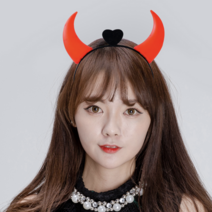 LED램프악마뿔머리띠(소형/대형) 악마 하트 머리띠 월드컵 머리띠 어린이 축구 머리띠 응원 머리띠