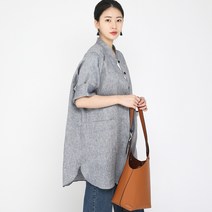 펀쇼린넨오버핏 자켓 빅사이즈 여성의류