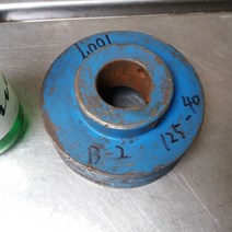 1007 V벨트풀리 B-2열 외경125 축경40, 1개