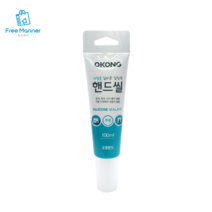 라온공구 실리콘 실란트 투명실리콘 방수 항균 곰팡이 욕실, 옵션03 오공 가정용 실리콘 투명 100ml