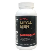 GNC 메가맨 원 데일리 60정 (캐플렛) MEGA MEN One Daily 60 Caplets, 단품, 1개