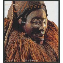 [BKstamp0023외국우표] 앙골라 마스크(Masks) 시트(2002년)