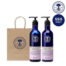 신세계 단독닐스야드 레머디스 가든민트 & 베르가못 핸드워시 + 핸드로션 쇼핑백 세트, 가든민트&베르가못 핸드워시, 가든민트&베르가못 핸드로션, 쇼핑백 M