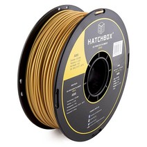 HATCHBOX ABS 3D 프린터 필라멘트 치수 정확도 / 0.05mm 1kg 스풀 3.00mm 화이트 USA 미국, Gold