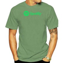 유니파잉Spotify스포티파이 티셔츠 음악 디저 타이달, 16 Men pea green_09 4XL