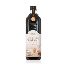 룩아워티 크림 루이보스 밀크티 베이스 1000ml 1박스(12개), 단품