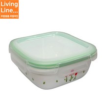 Living 3중압축 유리 코렐 뚜껑 반찬통 루즈트리오 냉장고 내열반찬용기 전자렌지 [사이즈선택], 루즈트리오-325ml, [ 1개 ]