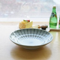 모던 디자인 샐러드 파스타 그릇 일본식기 브런치접시, 단일사이즈
