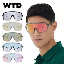 기타브랜드 WTD 스포츠 골프 라이딩 테니스 자외선차단 변색 미러 고글 G1 선글라스, 클리어블루