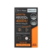 닥터스노트 슈퍼비타민D3 (300MG*60정) 108170