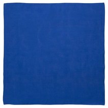 Bandana.com 대형 100% 면 단색 반다나 (55.9 x 55.9 cm(22 22 인치)) 핫핑크 단품 맞춤 프린팅 손수건 머리띠 헤드 스카프용 양면 [미국 직배송], Royal Blue
