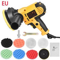 (수입)전기 연마기 키트 자동차 목재 금속 가구 버핑용 분리형 패드 600W 버퍼 125MM, 01 EU