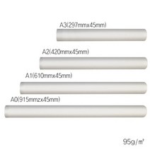 파피도르)롤트레싱지 A1(95g610mmx45M)